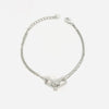 Silver Dual-Link Zirconia Bracelet – Modern Strength & Sparkle