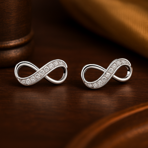 Infinity Symbol Stud