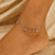 Stylish Zircon Charm Anklet in 925 Sterling Silver