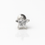 925 Silver White Star Stud for Men