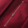 Silver Dual-Link Zirconia Bracelet – Modern Strength & Sparkle