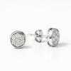 Classic Round Zirconia Cluster Stud