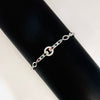 Silver Rainbow Centerpiece Bracelet – Colors of Elegance
