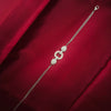 Dual-Tone Rose Gold & Silver Circle Link Bracelet