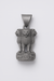 925 Sterling Silver Ashoka Pillar Pendant, Matte Oxidized Finish