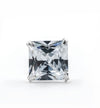 925 Silver White Square Stud for Men