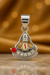 925 Sterling Silver Venkateshwara Swamy Pendant, Matte Oxidized Finish