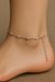 Oxidised Beaded Silver Anklet in 925 Sterling Silver