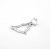 925 Sterling Silver Swami Samarth Pendant, Matte Oxidized Finish