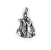 Radha Krishna Pendant with Box Chain – 925 Sterling Silver