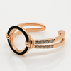 Midnight Halo Champagne Gold Ring