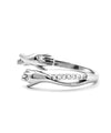 Hug Ring with Zircon Accents