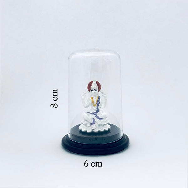 999 Pure Silver Lakshmiji Murti on lotus