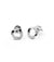 Twisted Circle Zirconia Stud