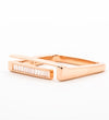 Sleek Square Baguette Bar Ring