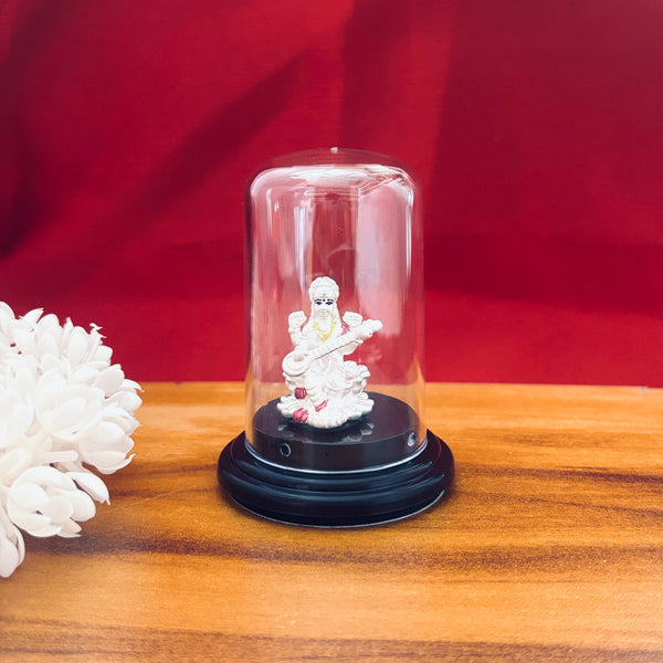 999 Pure Silver Saraswati Murti
