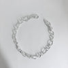 Textured Link Chain Bracelet