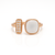 Luminous Duo with Mother of Pearl & CZ