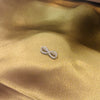 925 Sterling Silver Infinity Symbol Watch Charm, Zircon Accents
