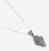 Ganesh Ji Head Pendant with Box Chain – 925 Sterling Silver
