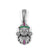 925 Sterling Silver Jagannath Pendant – Divine Matte Oxidized Finish