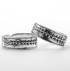 Oxidised Silver Pattern Toe Rings – Boho Charm