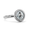 Sky Charm MOP Aeroplane Ring
