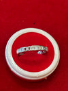 Baguette Elegance Unisex Silver Ring