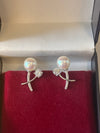 Pearl & Zircon Ear Climber