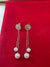 Adjustable Pearl Chain Dangle Earring