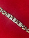 Link Bracelet with CZ Accents