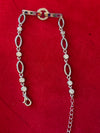 Silver Rainbow Centerpiece Bracelet – Colors of Elegance