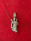 925 Sterling Silver Shri Ram Pendant – Matte Oxidized Finish