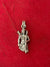 925 Sterling Silver Shri Ram Pendant – Matte Oxidized Finish