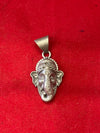 925 Sterling Silver Lord Ganesha Pendant – Matte Oxidized Finish