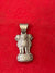 925 Sterling Silver Ashoka Pillar Pendant, Matte Oxidized Finish