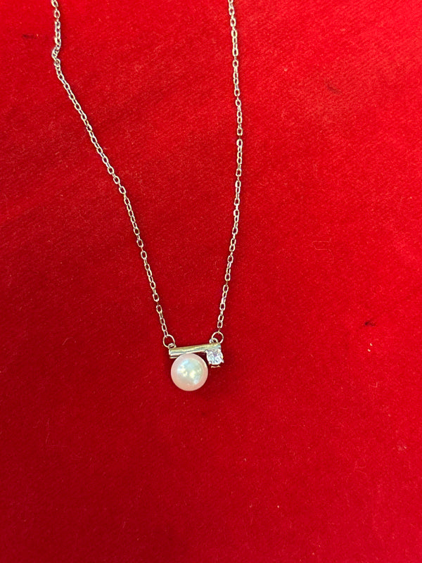 Pearl Glow Necklace | 925 Sterling Silver