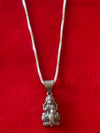 Divine Lakshmi Ji Silver Pendant with Chain – 925 Sterling Silver