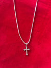 Sacred Cross Pendant with Silver Chain – 925 Sterling Silver Men’s Jewellery