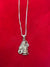 Shiv Ji Trishul Pendant with Box Chain – 925 Sterling Silver