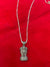 Ashoka Pillar Pendant with Box Chain – 925 Sterling Silver