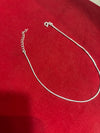 Classic Plain Silver Anklet – 925 Sterling Simplicity